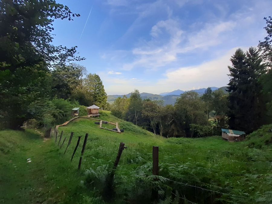 Les bains de la Mignoune à la Hount, colonie dans les hautes Pyrénées dans le 65