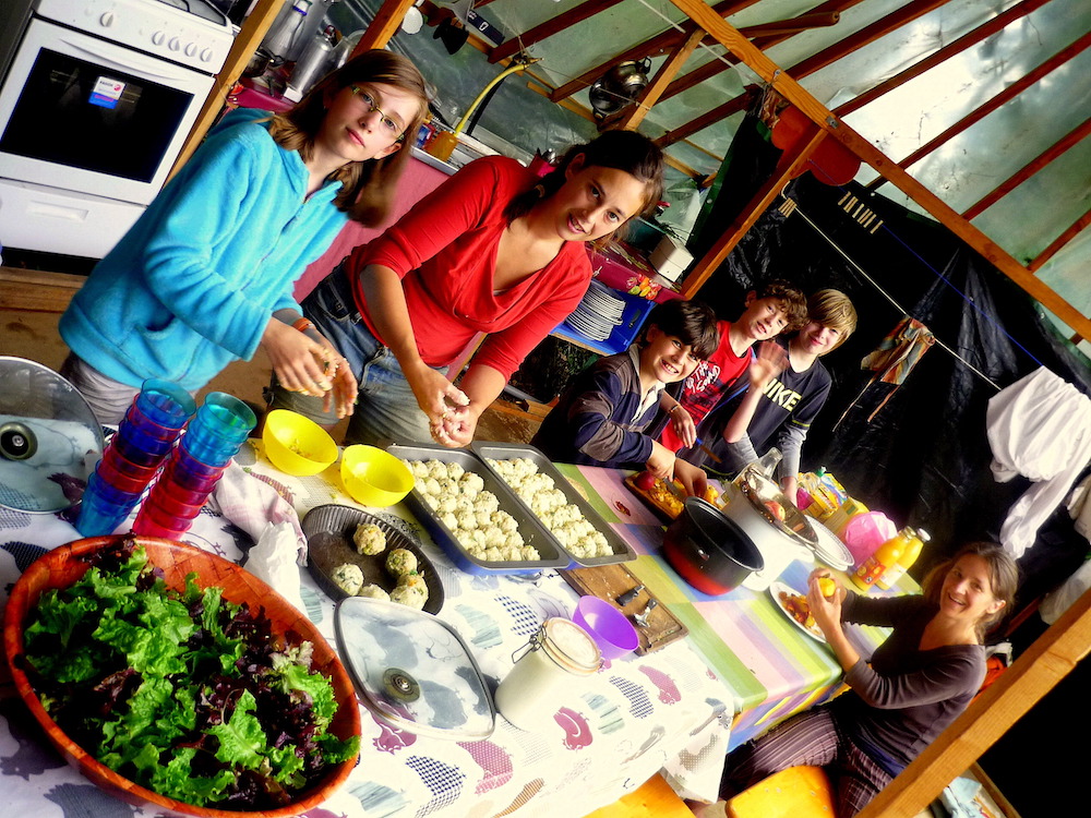 atelier enfants à la cuisine de la Hount